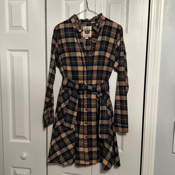 Kiel James Patrick Dresses & Skirts - Kiel James Patrick Flannel dress, size M